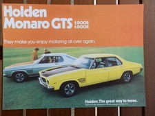 HOLDEN HQ MONARO BROCHURE