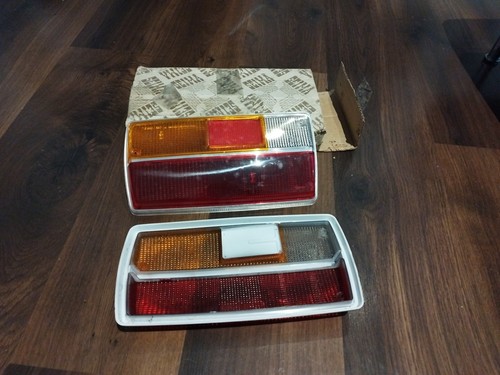 Pair plastic rear lights - pair,