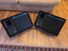 Peavey Euro System 1PM and Euro System 1M Powered &Slave Wedge Floor Monitors