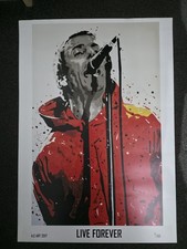 Liam Gallagher Poster Live