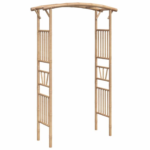Rose arch bamboo garden arbour - bamboo,