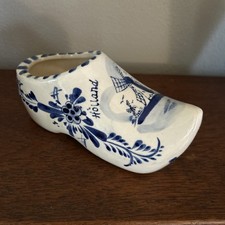Delft Clog Shoe Blue White