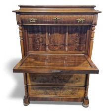 Antique Burr Walnut Secretaire