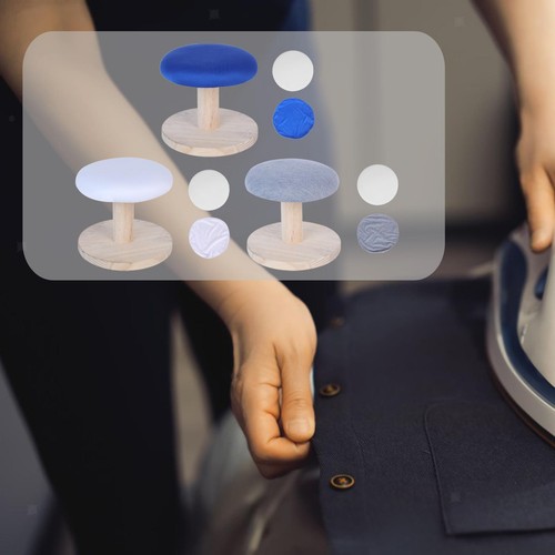 Round ironing stool wooden - stool,
