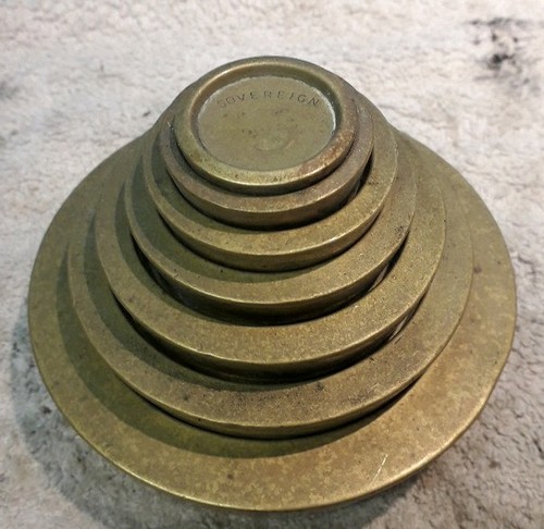 Vintage avery brass stacking - vintage,