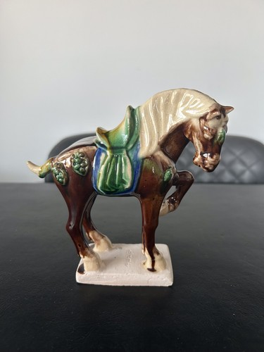 Chinese sancai glazed horse - sancai,