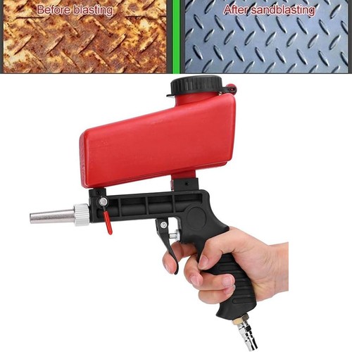 Air sandblasting gun hand held - hand,