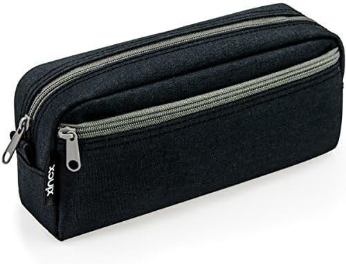 Black pencil case - pencil, large
