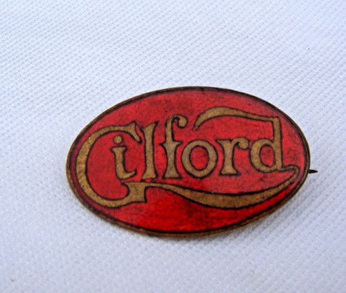 Vintage gilford enamel badge - vintage,
