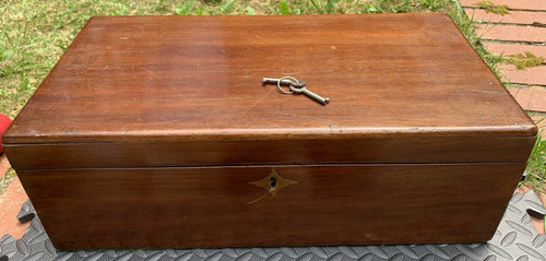 Antique wooden travel writing - antique,