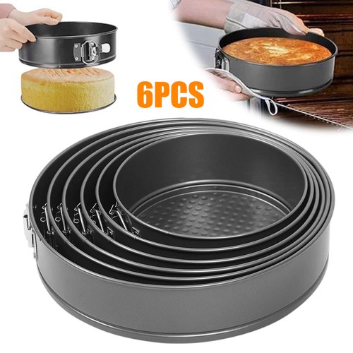 Round cake making tins - round,