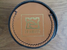 House of Hardy MINT/USED Original BRWN Round-Block Leather Case - Reels to 3 1/4