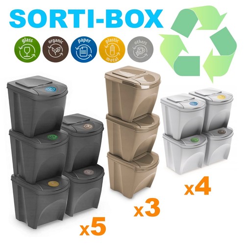Sorting waste bin recycling - sorting,