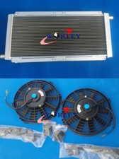 56MM ALUMINUM RADIATOR +FANS for LOTUS ELISE&EXIGE SERIES 1&2 VAUXHALL VX220 M/T