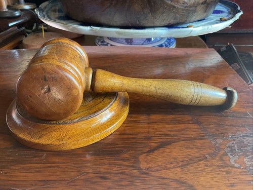 Masonic freemason inch gavel - 7,