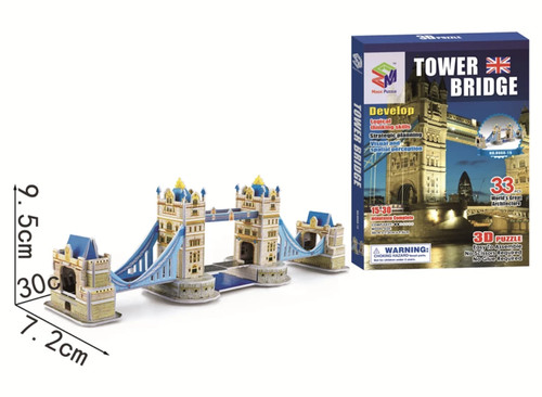 Jigsaw puzzle london bridge - 3d,
