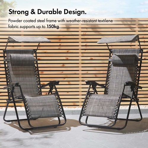 Two folding lounger reclining - two,