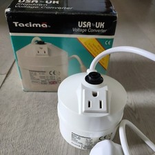 Tacima USA to UK  Stepdown Voltage Converter Transformer 