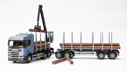 Emek scania r450 6x4 blue - scania,