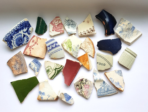Pieces sea worn beach - 25,