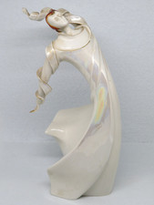 Galos Figurine Art Deco Style Dancer Lustre Porcelain 25 cm tall. Has small chip