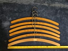 vintage wooden crescent-shaped