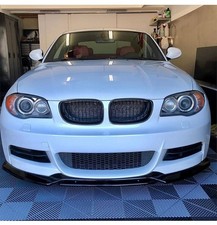 For 2007-2013 BMW E82 E88 Front Bumper Splitter Lip M Performance Gloss Black UK