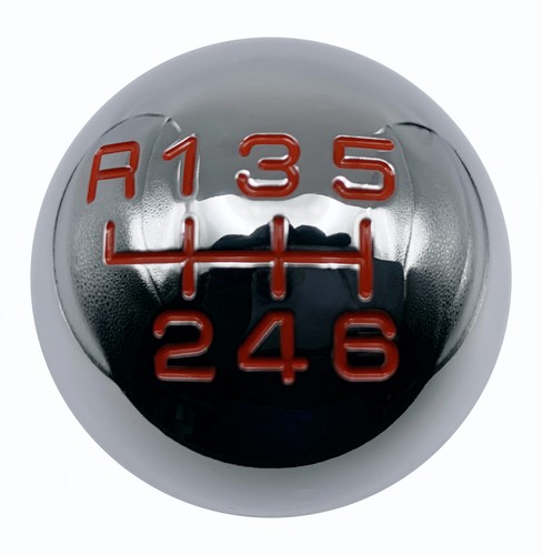 Chrome red gear shift - gear,