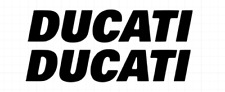 DUCATI Motorbike Racing Decals Stickers Motorcycle Tank Fairing Oracal 651 Black