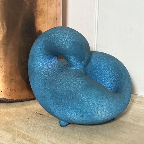 Stylised art pottery bird - art,