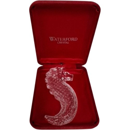 Waterford crystal seahorse - crystal,