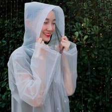 Raincoat Waterproof Poncho Reusable Plastic Adult Camping Festival Rain Coat