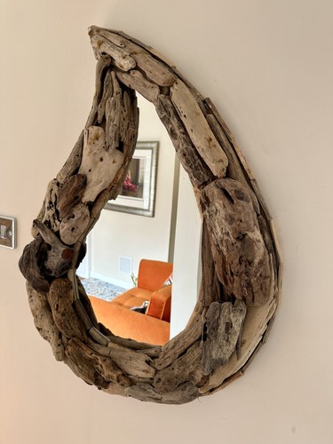 Huge 85cm teardrop driftwood - teardrop,