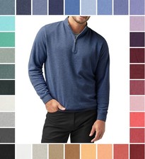 Peter Millar Men's 1/4 Zip Crown Comfort Pullover Piqué Stitch, MF24K49
