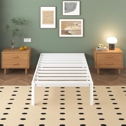 White small single - small, bed