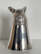 Vintage Silver Plate Fox