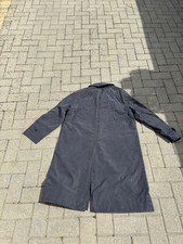 Genuine Vintage Man’s BURBERRY Blue Silk Lightweight Over Coat Size Large 44"