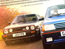 VW GOLF GTi vs 205 GTi vs