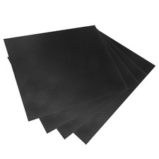 Carbon Fiber Plate Panel Sheet 200x250x(0.5-2)mm 3K Twill Matte Finish Surface