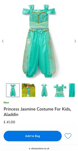 Disney store jasmine costume - store,