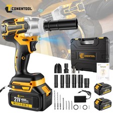 1/2"1000 Nm High Torque Brushless Cordless Impact Wrench Battery Impact Gun Kit