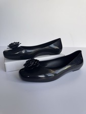 Melissa Aura + Jason Wu Women’s Black Ballerina Flats Size Uk 5