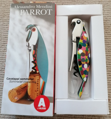 Alessi parrot corkscrew - parrot,