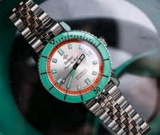 Zodiac Super Sea Wolf 53 Watermelon Bracelet AND Rubber Strap