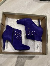 Faith - Purple Suede Ankle