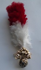 British Army Royal Regiment of Fusiliers Cap Badge and Hackle
