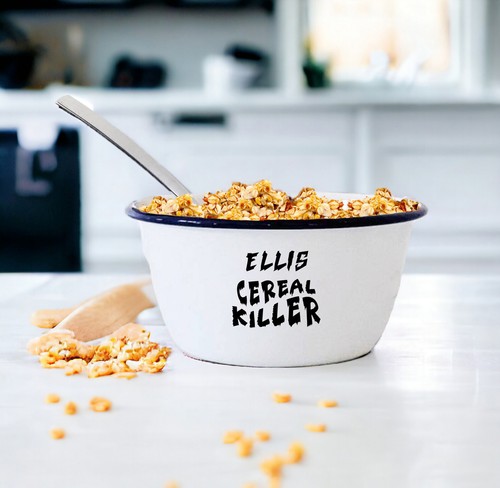 Personalised engraved enamel - engraved,