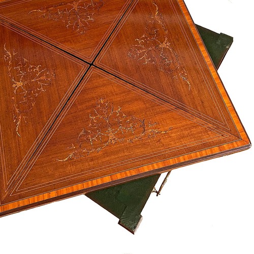 Maple satinwood card - &,