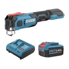 Erbauer Multi Tool Cordless 18V 4Ah Li-ion ERI1080MLT Brushless Soft Grip