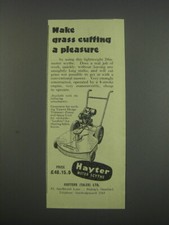 1955 Hayter Motor Scythe Lawn